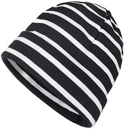 modAS Bretonische Rollmütze 99 schwarz/Weiss gestreift 2530