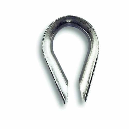 Chapuis CSI6 2 Cosse-cœur acier inoxydable pour Câble D 5 mm