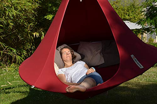 Cacoon - Double Hängesessel, Chili red