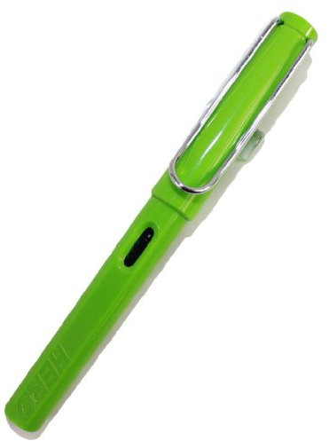 Gullor Singularity design fountain pen Hero 359 green, contains a bag blue inks