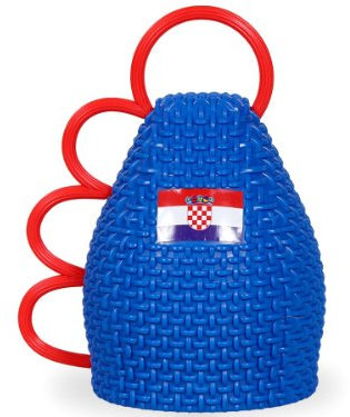 Alsino Caxirola WM 2014 Caxixi Maracas Fanartikel Rumba Rassel Vuvuzela Brasilien, wählen:Cax-CR01 Kroatien