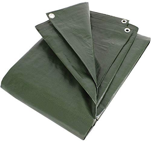 PolyTarp PE-Abdeckplane - Gewebeplane - 210 g/m² - grün 6,0 m x 8,0 m