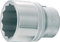 Hazet 1000AZ-1.13/16 Douille carré creux 20 mm/profil à 12 pans extérieurs Taille 1.13/16 longueur 73 mm