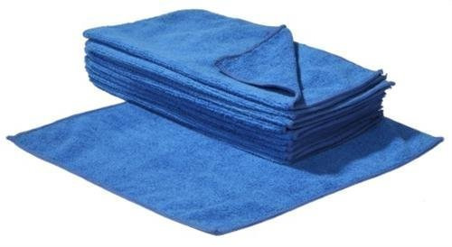 SBS Mikrofasertücher 40 x 40 cm | 100 Stück | blau | Microfasertuch Mikrofaser Tuch Microfasertücher