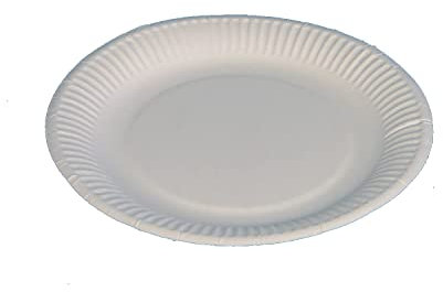 Pro DP 1000 Bio Frischfaser Pappteller weiß rund Ø18cm Kuchenpappen Imbissteller Papierteller Einwegteller - Inkl. VerpG in D
