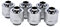 Alphacool Eiszapfen 13/10mm Anschraubtülle G1/4 - Chrome Sixpack
