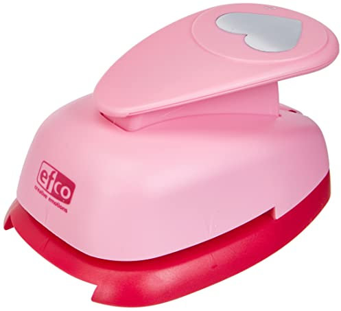 efco Stanzer XL, Herz Motivstanzer, Kern: Metall, pink, 12,5 x 8 x 7 cm