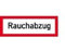 Schild Rauchabzug selbstklebend (Folie) 21 x 7 cm