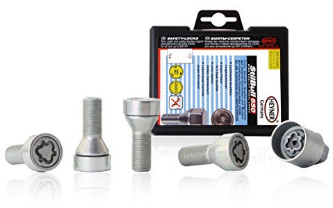 Fits BMW X5 Models 2007 To 2024 Heyner Germany Stil Block PRO Locking Wheel Nuts M14x1.25 Set 4 Locks Thatcham Quality Assured Bolts 574/5