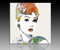 Bild auf Leinwand echt Kunstdruck Paul London Audrey Hepburn (40x40 cm)