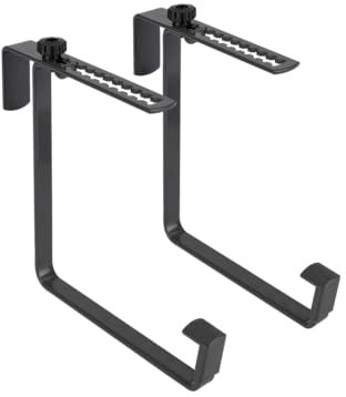 Elho Barcelona Crochets Métal 21 - Accessoires pour Balcon & Extérieur - Ø 22.0 x H 19.0 cm - Noir/Anthracite