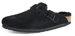BIRKENSTOCK Boston Shearling Women | Black (259881) (6, Black)