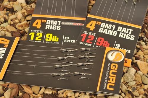 Guru QM1 15 Feeder Fishing Rigs On Eva Spool W/Bayonets: 16