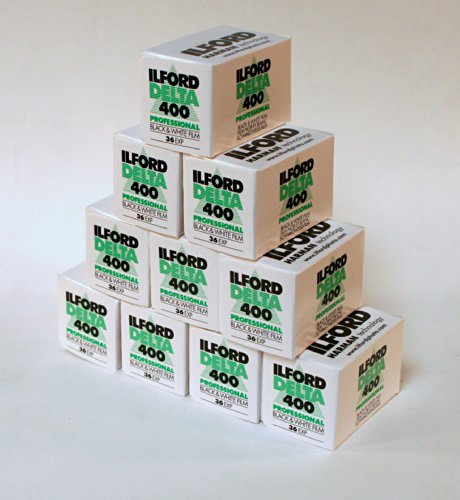 Ilford Delta 400 Schwarz/Weiß-Film, 36 Aufnahmen, 10er-Packung [Kamera].