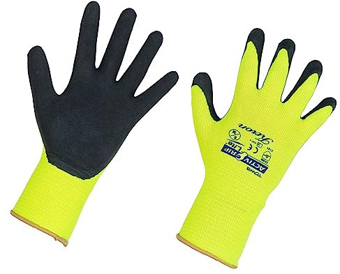 Kerbl 297272 Activ Grip Lite Polyester Feinstrick Handschuh, Größe 8