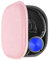 Geekria NOVA Headphones Case Compatible with Sony MDR-ZX600/ZX310AP/ZX310/ZX300, Replacement Hard Shell Travel Carrying Bag with Cable Storage (Pink)