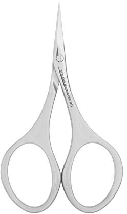 Staleks Beauty & Care 10 Type 1 Matte Cuticle Scissors – Narrow Blades – Ergonomic Handle Design for Home Manicures