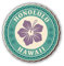 postwalldecor Honolulu Hawaii Vintage Label Hochwertigen Auto-Autoaufkleber 12 x 12 cm