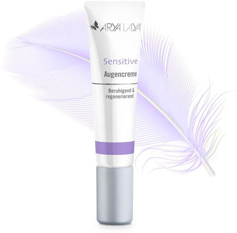 ARYA LAYA Sensitive Augencreme, 15 ml: Pflege für die sensible Augenpartie, mildert Rötungen, regeneriert die Hautbarriere, reduziert Juckreiz spendet Feuchtigkeit…