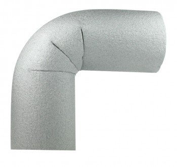 Interplast, Fusiotherm Rohrisolierung, Bogen mit 35mm Durchmesser, Dämmdicke 13mm, selbstklebend
