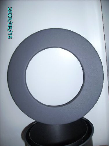 Rosette 150mm Kaminofen Ofenrohr,gussgrau, Rauchrohr