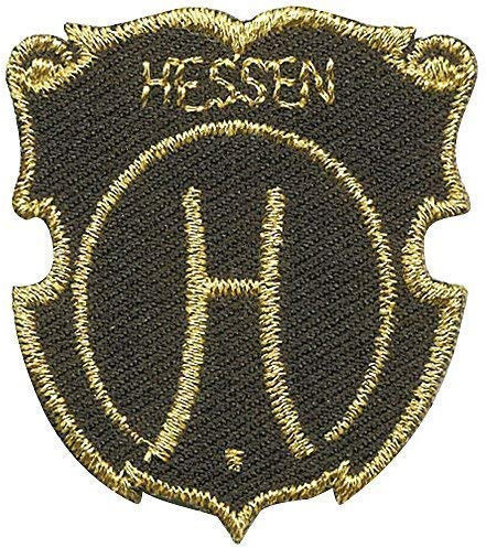 Aufnäher - Brandzeichen Hessen - 02161 - Gr. ca. 3,5 x 4 cm - Patches Stick Applikation