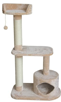 Europet Bernina 431-425558 Katzenkratzbaum Trend Adelaide, Circa 70 x 40 x 130 cm, beige