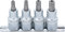 BGS 8885 | Jeu de douilles à embouts | 12,5 mm (1/2) | Profil T (pour Torx Plus) avec perçage T40 - T55 | 4 pièces