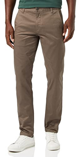 Dockers Alpha Original Slim, Pantaloni Uomo, Marrone (Dark Pebble), 36W / 34L