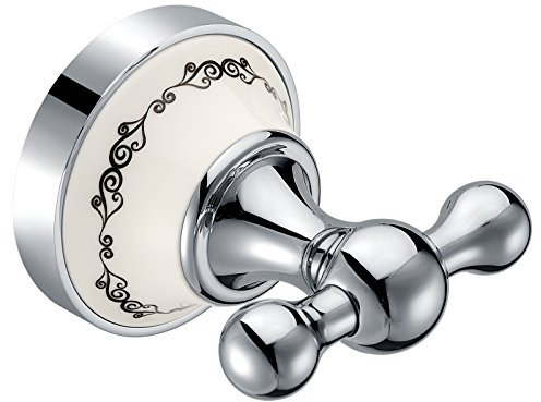 PaulGurkes Nostalgie Retro 2er Handtuchhaken Halterung Bad Accessoires Landhausstil Badaccessoires Set
