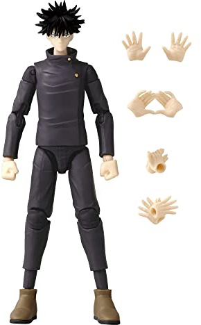 ANIME HEROES Bandai Jujutsu Kaisen 17cm Megumo Fuchguro Action Figure | JJK - Meguno Fuchguro Articulated Figure With Extra Accessories - Jujutsu Kaisen Toys & Collectibles - Anime Gifts