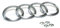 Audi 4H0103940A Motorabdeckung Original Schriftzug Emblem Logo *** Länge: 13 cm ***