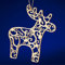 SIKORA BS-LS Traditionelle Filigrane Christbaumschmuck Holzanhänger aus nachhaltiger Herstellung - 28 Modelle wählbar, Modell:O2 Ornament Elch H 9cm