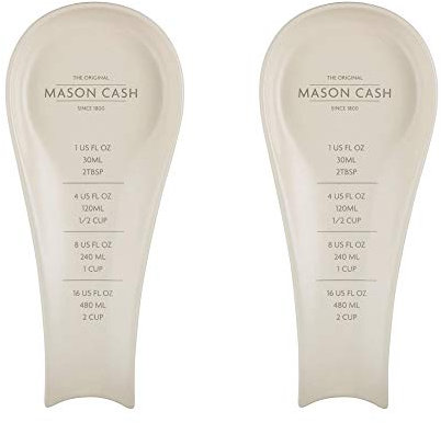 Mason Cash Innovative Innovative Kitchen Spoon Rest White (Pack of 2)
