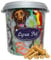 Lyra Pet® 50 Stück Kauknochen 7 cm Rinderhaut Kauartikel Hund Hundefutter Leckerli Kausnack + 30 L Tonne