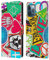 Head Case Designs Schlagworte Sticker Happy - New Leder-Wallet-Hülle Kompatibel mit Apple iPhone 12 Pro Max