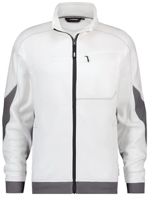 DASSY® Velox Sweatshirt - Größe XL - WEIß/ANTHRAZITGRAU