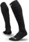 Nxtrnd XTD Scrunch Fußballsocken, extra lange gepolsterte Sportsocken für Herren & Jungen, Schwarz, Large