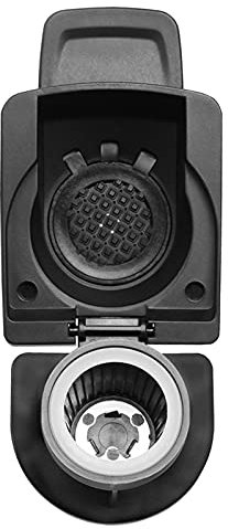 Faderr Adaptador de cápsulas, convertidor de cápsulas de café, adaptador de cápsulas de café compatible con máquinas de café Dolce Gusto (negro)
