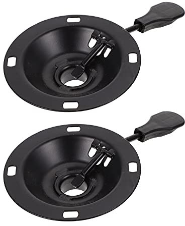 NUOBESTY 2pcs Office Chair Tilt Accessories Replacement Heavy Duty Seat Chair Swivel Base Plate Lift Lever Handle for Chair Furniture Bar Stool Ironware, Black, 25X13.5X13.5cm (V816C1076Q4)