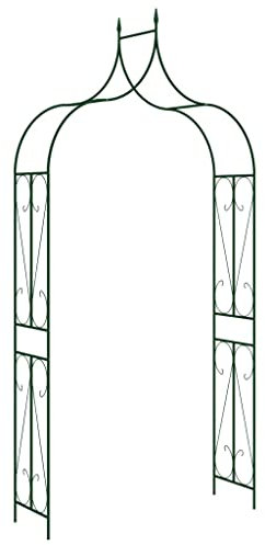 INLIFE Rosenbogen Dunkelgrün 120x38x258 cm Eisen