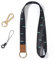 Vicloon Cordón Llavero Cuello, Llavero Cordón, con Cierre Giratorio, 1 Correa para el Cuello para Llaves 2 Accesorios, Correa para el cuello para Llavero, Tarjeta, Teléfono Móvil(Flecha Negra