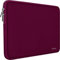 Custodia per computer portatile da 14 pollici, resistente in neoprene per computer portatile/notebook/tablet, borsa da trasporto per HP, Lenovo, Asus Notebook, Ultrabook, rosso vino