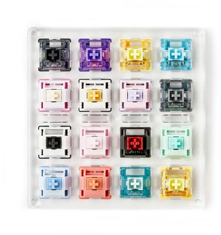 MONSGEEK Akko 16 Tasten Schalter Tester Mechanische Tastaturen Acryl Testwerkzeug Mechanische Tastaturschalter