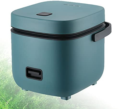 Olla eléctrica multifunción y vaporera con luces indicadoras 1-2 personas