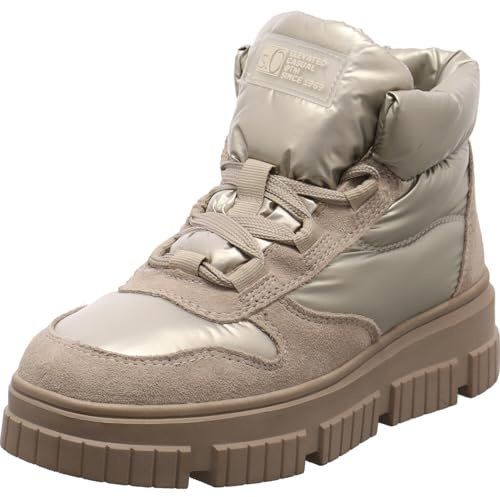 s.Oliver Damen Sneaker hoch mit Fütterung zum Schnüren Winter