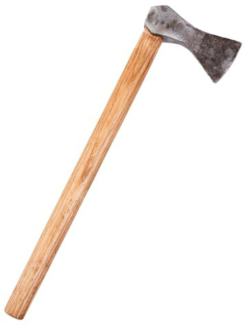 ULFBERTH | echte Wikinger-Axt aus Stahl | Hand-geschmiedet | Mittelalter Beil | Wikinger Kostüm | Reenactment | Axt-Kopf nach Petersen Typisierung (Typ K)