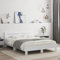Faroom Holzbett Futonbett Bett 140x190 cm#2 mit Lattenrost & Kopfteil, Bettrahmen Holzwerkstoff Einzelbett Doppelbett Bettgestell Weiß