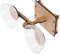 GLSTOY Spielzeugmodell Waage Spielzeug Mathematiklehre Waage Holzwaage Spielzeug Holzwaage Spielzeugmessung Ausgleichsspielzeug Waage Hebel Kinderwaage Holzbalance Mathe