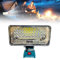 WIYETY Lampe De Batterie Pour Makita: Lampe De Travail LED Sans Fil Portable, 18V 90W, 7500LM, Avec 2 Modes De Luminosité Et 2 Ports De Chargement USB, Pour Chantier, Camping (7 Pouces, Sans Batterie)